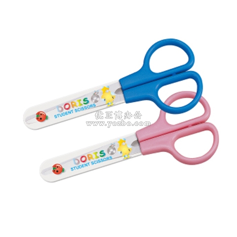 得力6021 小號學生剪刀 安全圓角設計 規格121mm 