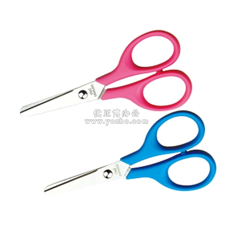 得力6025 小號(hào)學(xué)生剪刀 安全圓角設(shè)計(jì) 規(guī)格114mm 