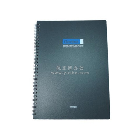 渡邊 DS6000 線圈本 活頁(yè)本（雙螺旋PP面）B5/60頁(yè)