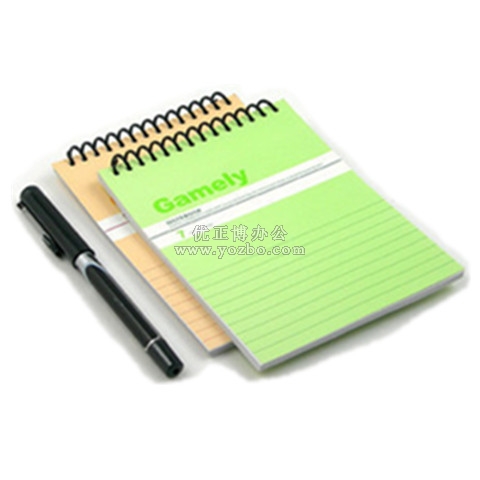 嘉順達 線圈本 活頁本144*105mm A6/60頁 豎翻