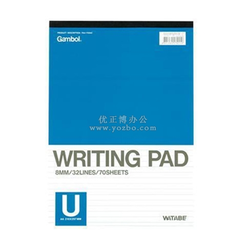 渡邊Gambol A4-708拍紙本 A4/70頁