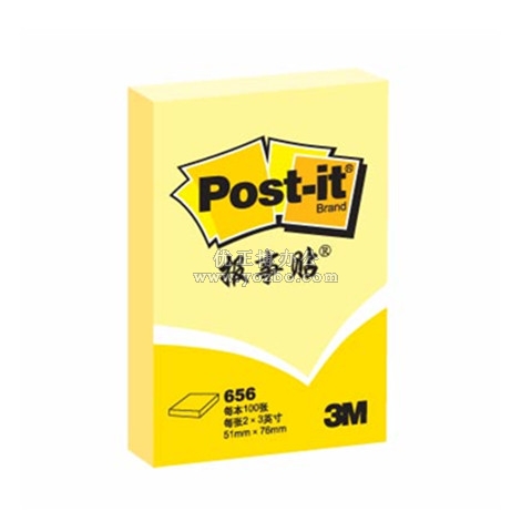 3M 報事貼 便條紙656 50*76mm（2×3）
