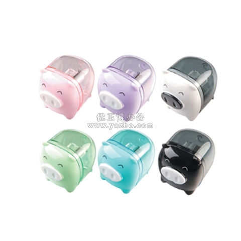 得力0557 珍寶豬卷筆刀 可愛時尚