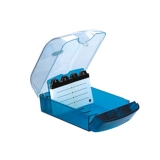 益而高808s 小號(hào)殼形名片盒(約裝350張) 