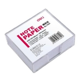 得力 7601便條紙 便簽紙 96mm*107mm 帶水晶盒