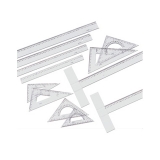 得力（DeLi）60cm有機丁字尺8410