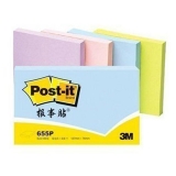 3M 報事貼 655P彩色便條紙 76*127mm（3×5）