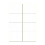 A4進口不干膠 電腦打印標簽 啞面74.25*105mm 8小張/頁