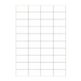 A4進口不干膠 電腦打印標簽 啞面52.5*29.7mm 40小張/頁