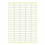 A4進口不干膠 電腦打印標簽 啞面38*13mm 90小張/頁