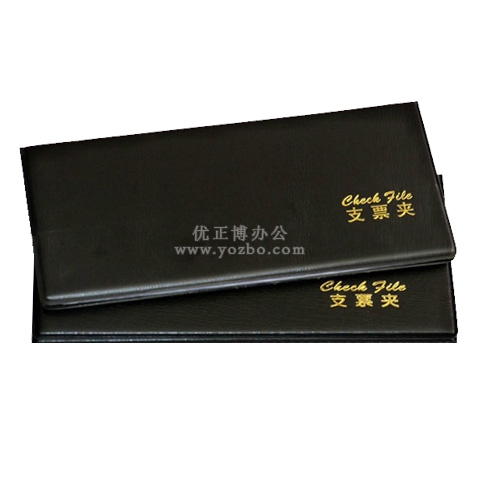 華杰 VH026 PVC皮面二折支票夾 高級(jí)支票冊