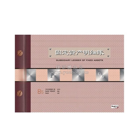 前通 固定資產(chǎn)明細帳 16K 100頁