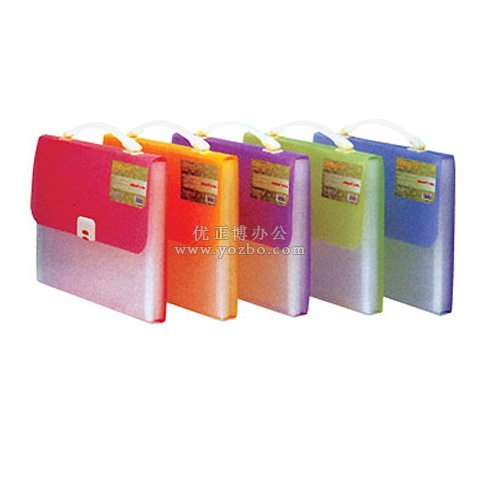 和興盛 珠光色手提風琴包 F8812 A4