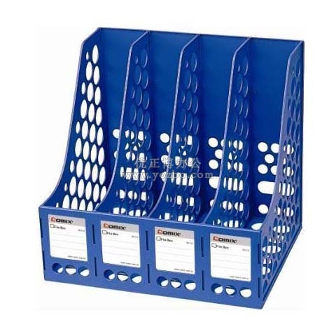 齊心 四格資料架 B2114