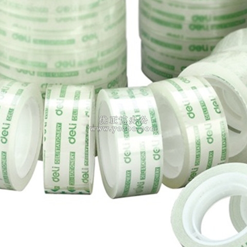 得力 透明膠 文具膠帶 30065型 18mm*30y