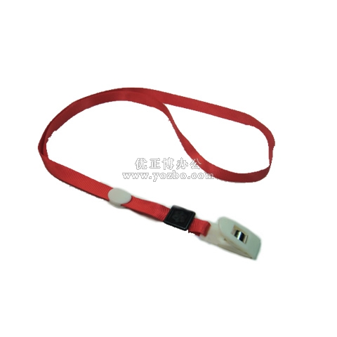 證件掛繩 1cm金絲繩塑膠夾 證件卡吊繩