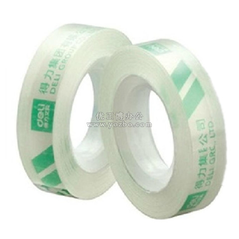 得力 透明膠 文具膠帶 30029型 12mm*18米