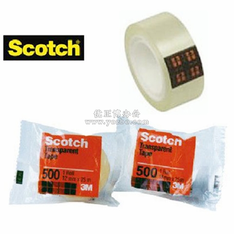 3M 思高經濟型透明膠 500 3/4 (18mm*15m)