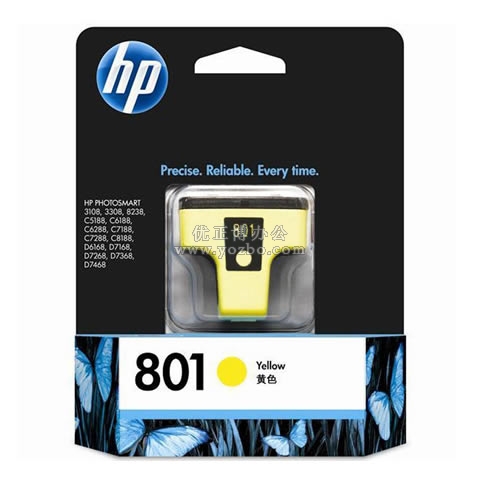 惠普 801號C8773ZZ 黃色墨盒