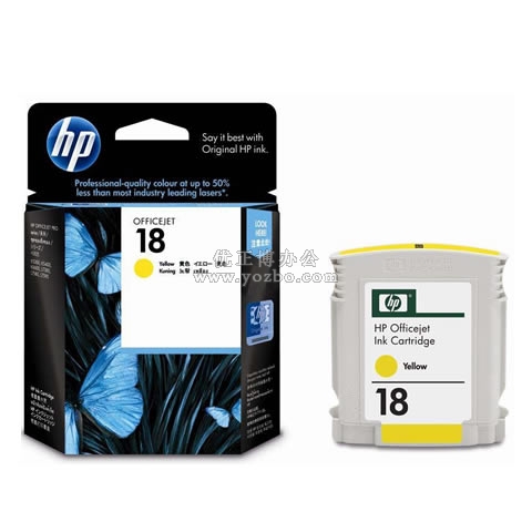 惠普 18號C4939A 黃色墨盒