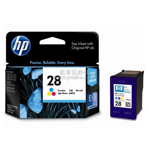 惠普 28號(hào)C8728AA 彩色墨水盒 