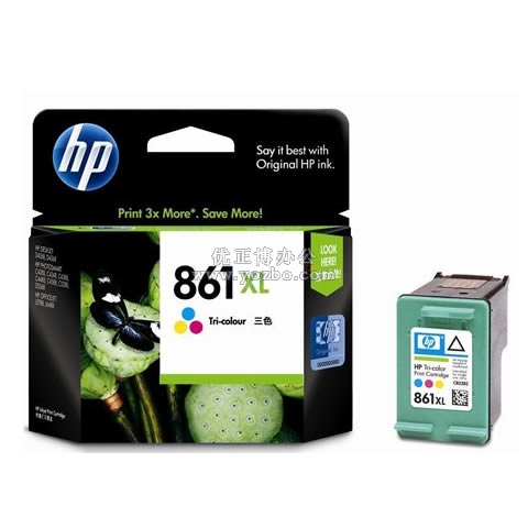 惠普 861XL號CB338ZZ 高容彩色墨盒