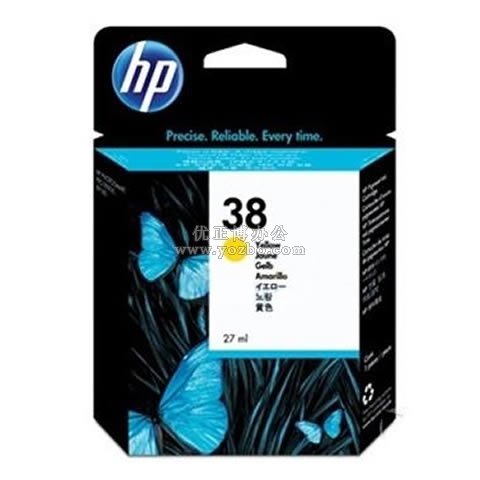 惠普 38號C9417A 黃色墨水盒