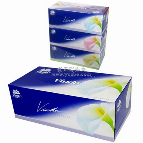 維達面巾 藍色經(jīng)典盒裝 V2055 130抽 4盒裝
