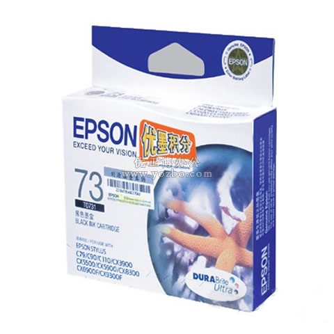 愛普生 T0731黑色墨盒 C13T105180