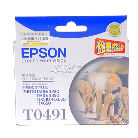 愛普生 T0491 黑色墨盒 C13T049180BD