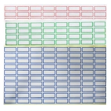 勁威 A4 不干膠標簽 分類標簽 32*15mm（8*10）