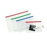 和興盛 F54 PVC透明拉邊袋 A5（10C/14C/18C）