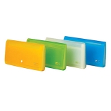 和興盛 F4303 透明磨砂票據包 十二格 A5