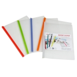 華杰 實色抽桿文件夾HQ310A（10C/14C/18C) A4