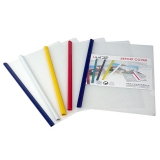 華杰 實(shí)色Q桿透明磨砂抽桿夾CL6002(32C) A4