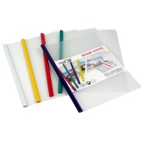 華杰 實色Q桿透明磨砂抽桿夾CL6004(23C) A4