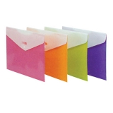 和興盛 條紋雙色鈕扣文件袋X318 A4