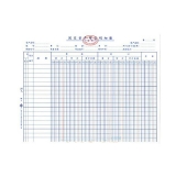 立信 固定資產(chǎn)明細(xì)帳 16K 100頁