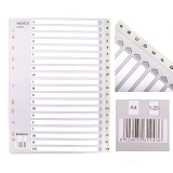 齊心 字母膠質分類索引紙(11孔，A-Z) IX900 A4