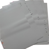 齊心 數(shù)字膠質(zhì)分類索引紙(11孔，1-12) IX894 A4