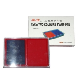 亞信 透明豪華雙色印臺  W-101