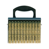 亞信 箱包專(zhuān)用11位轉(zhuǎn)輪號(hào)碼印 W-231