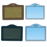 仿皮證件卡 100*78mm 廠牌套 工作證 胸卡 證件套