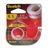 3M 思高CC1905D水晶易撕膠帶連座 19mm×5m