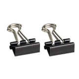 齊心B3610黑色長尾票夾 15mm 12個/紙盒