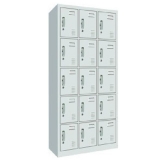 鋼制更衣柜 LB-W-十五門更衣柜 帶鎖鐵皮工衣柜