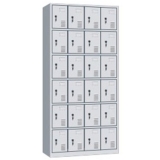 鋼制更衣柜 LB-W-043二十四門更衣柜 帶鎖鐵皮工衣柜