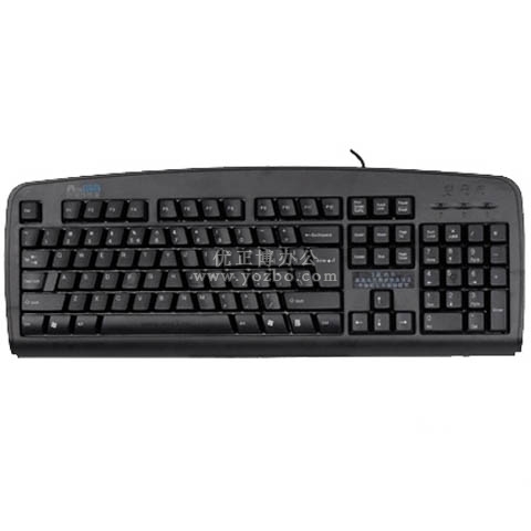 雙飛燕10指飛斜鍵盤KBS-8（USB+PS/2）