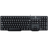 羅技（Logitech）經(jīng)典K100 鍵盤 黑色（PS/2接口）