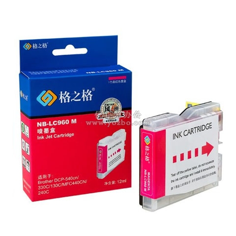 格之格 NB-LC960M 品紅色墨盒 兼容兄弟（Brother）
